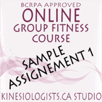 ONLINE - Group Fitness Course SAMPLE - Assignment 1