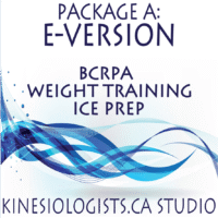 Package A - Weight Training ICE Prep Help - E-version of Manual